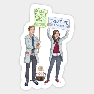 Fitzsimmons - Science March Sticker